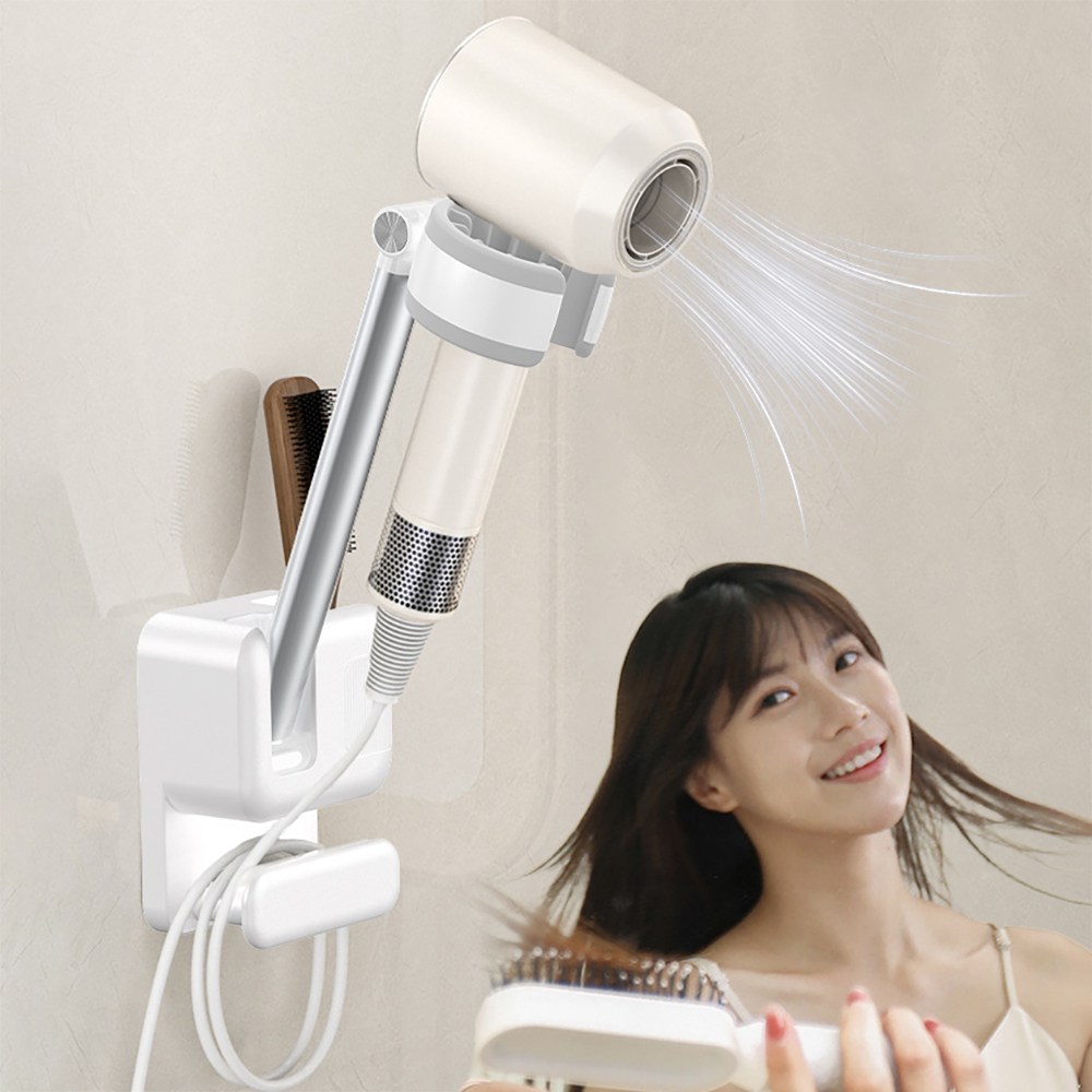 ZOZOFO 무타공 수납형 핸즈프리 드라이기 거치대 9,900원