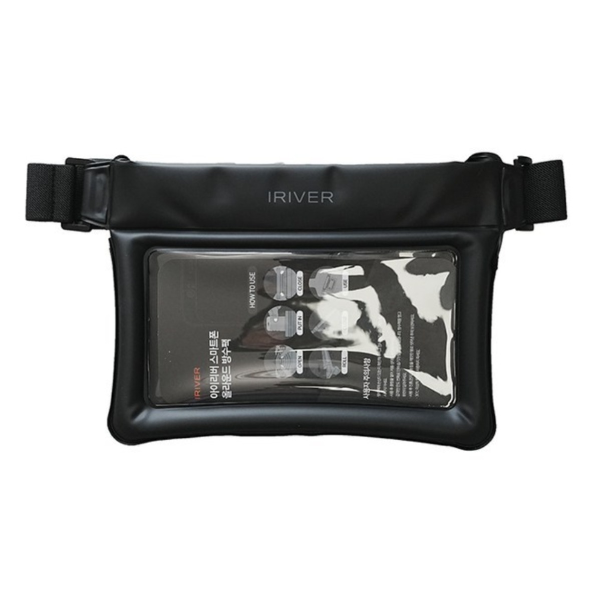 아이리버 올라운드 대형 크로스 터치 튜브 핸드폰 스마트폰 방수팩 힙색 방수가방, 블랙, 1개 20,900원