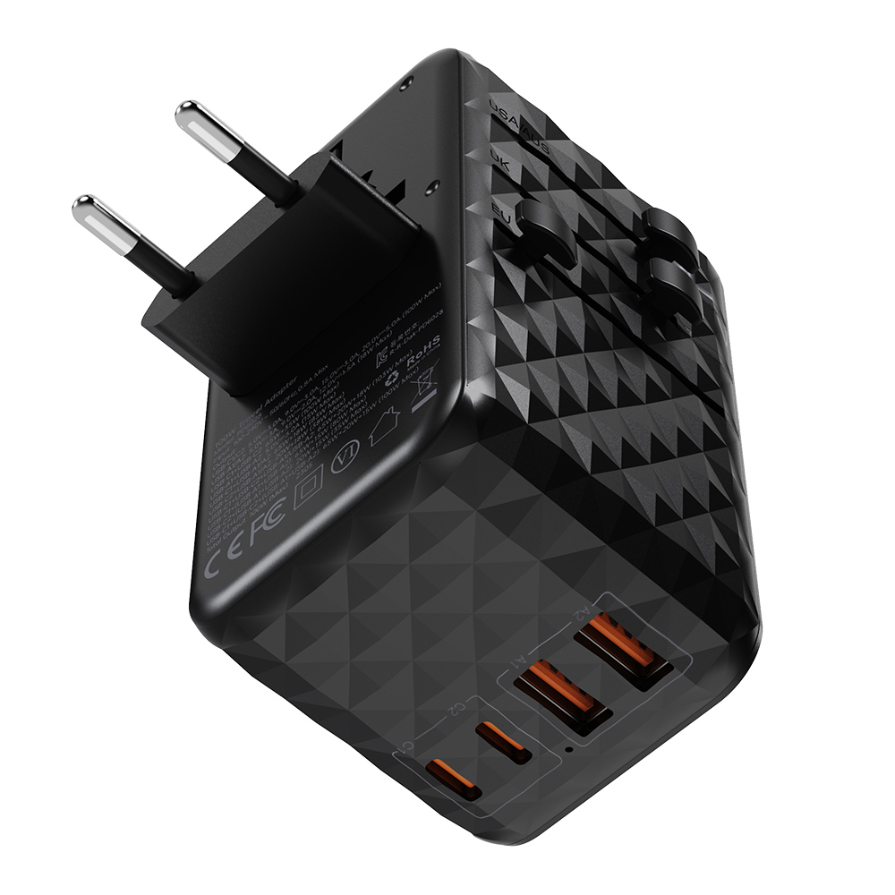 초텍 PD 100W 2C+2A 여행용 멀티 어댑터 변환 돼지코, 1개 92,000원