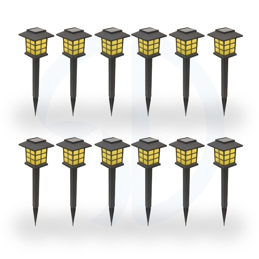 솔까든 태양열 미니격자등12개입, 노란빛 28,880원