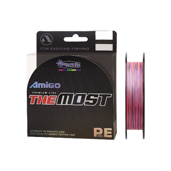 Amigo 더모스트 8합사 멀티 오색 다이니마 낚싯줄, 혼합색상, 1개 50,000원