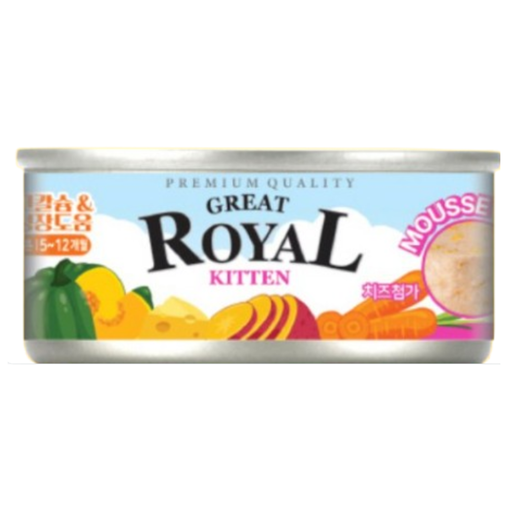 프리미엄로얄 키튼 그레이트 치즈 무스 주식캔 44,880원