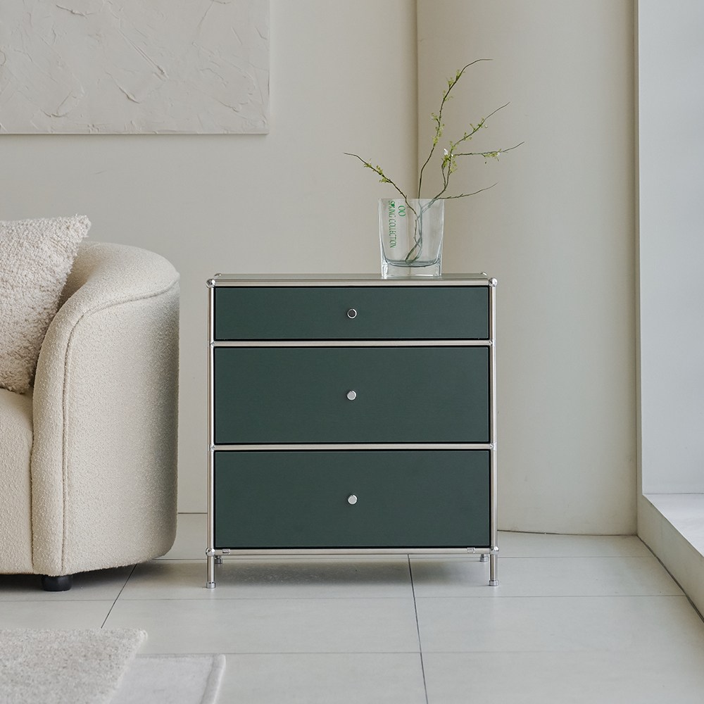 휴룸 미드센츄리 모듈 600 3단 협탁 190,000원