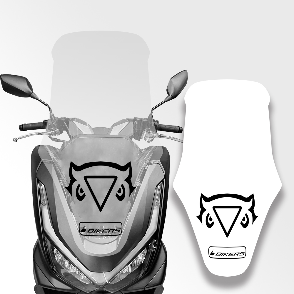 바이커스 혼다 PCX125 2025년-2026년 튜닝 미들 윈드스크린 바람막이 클리어, 1개 95,000원