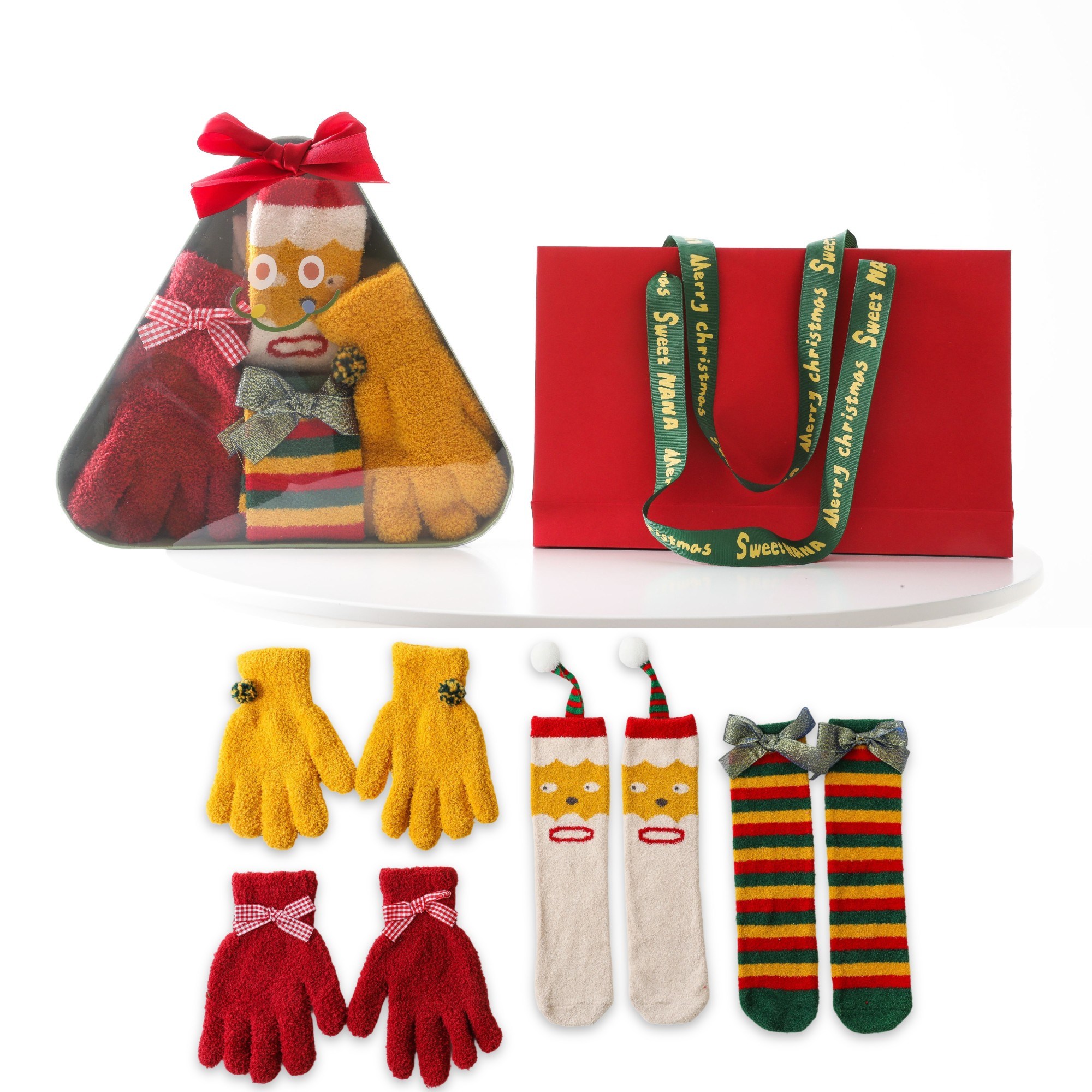 스위트나나  털빠짐없는 편안한 무압박 남녀공용 수면양말+장잡 2종 세트 15,800원