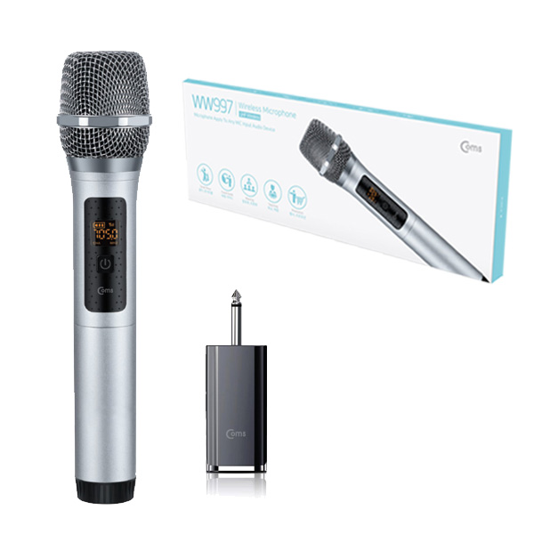 컴스 무선 UHF 싱글 송수신 마이크 세트 87,700원