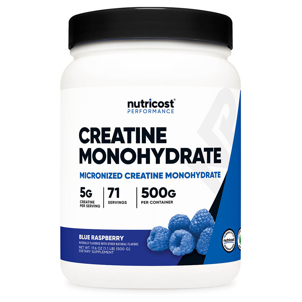 뉴트리코스트 크레아틴 모노하이드레이트 파우더 500g 블루라즈베리맛 1개, 500g, 1개 33,550원