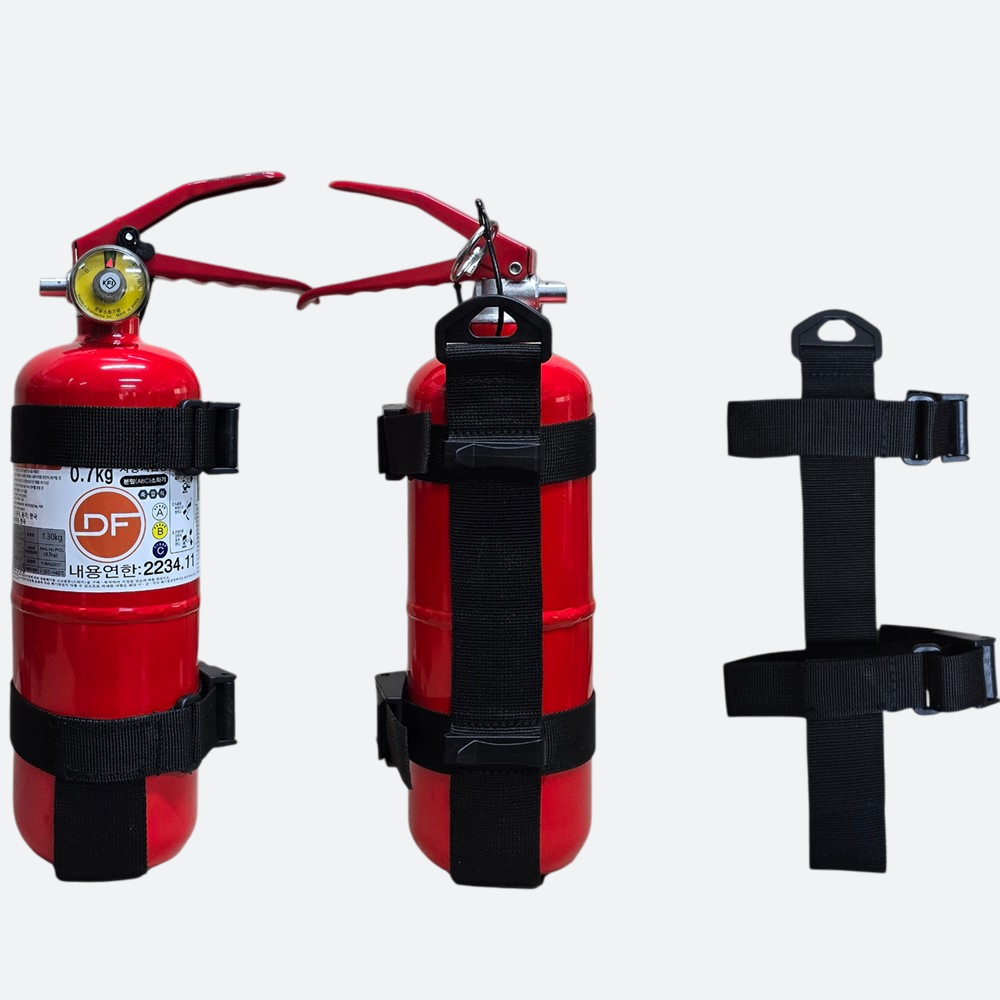 국산 DF 대동소방 무료배송 / 차량용 소화기 0.7kg / 소화기 + 스트랩 세트상품 / 소형 중형 대형 승용차 SUV 자동차검사 설치용 15,500원