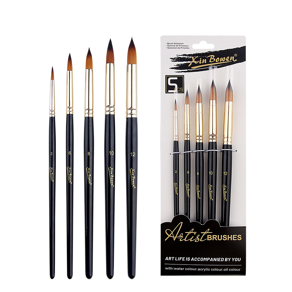 에이포터 수채화 붓 5종 세트 브러쉬 미술 준비물 5,900원