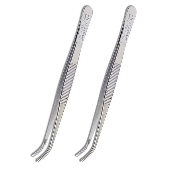 다육이 원예용 식물 핀셋 [일자형 무구핀셋 16cm+곡선형 무구핀셋 16cm], 1개, 현재가 4,950원