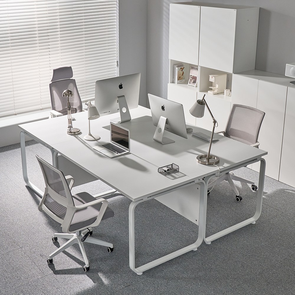 데임 A형 LPM 25T책상 올화이트 컴퓨터책상 1200 1400 1600 1800, 라운드/올화이트 139,000원