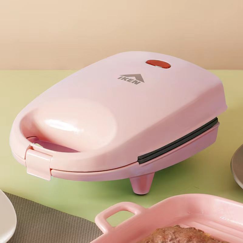 다기능 샌드위치 및 간단한 아침 식사 제조기 가정식 아침 식사 필수품 토스트 빵 제조기, 두꺼운 논스틱 코팅 - 우아한 핑크, 현재가 22,900원