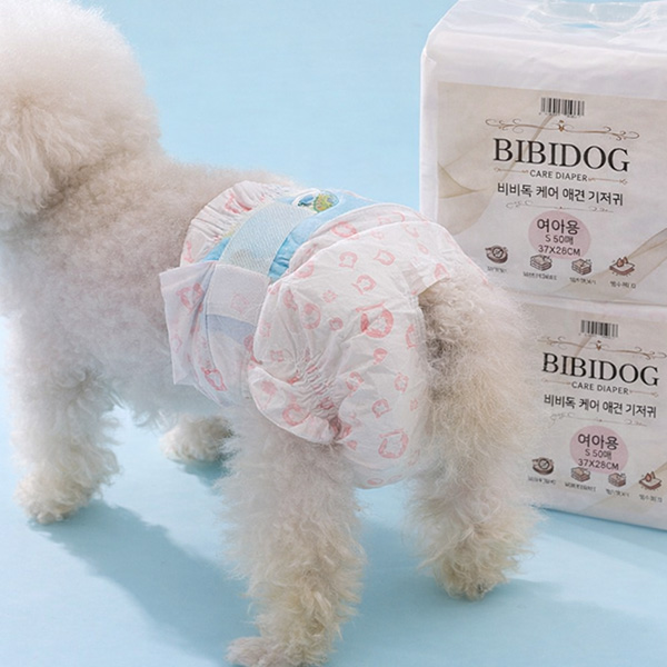 비비독 케어 애견기저귀 여아용(50매) 애견 배변기저귀 강아지기저귀 애견패드 소형견 중대형견, 특대형, 1세트, 50개입 17,900원