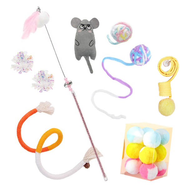 캣츠드림 고양이 깃털 볼 장난감 큐티형 종합 20p 세트 00219, 랜덤발송, 1세트 15,740원