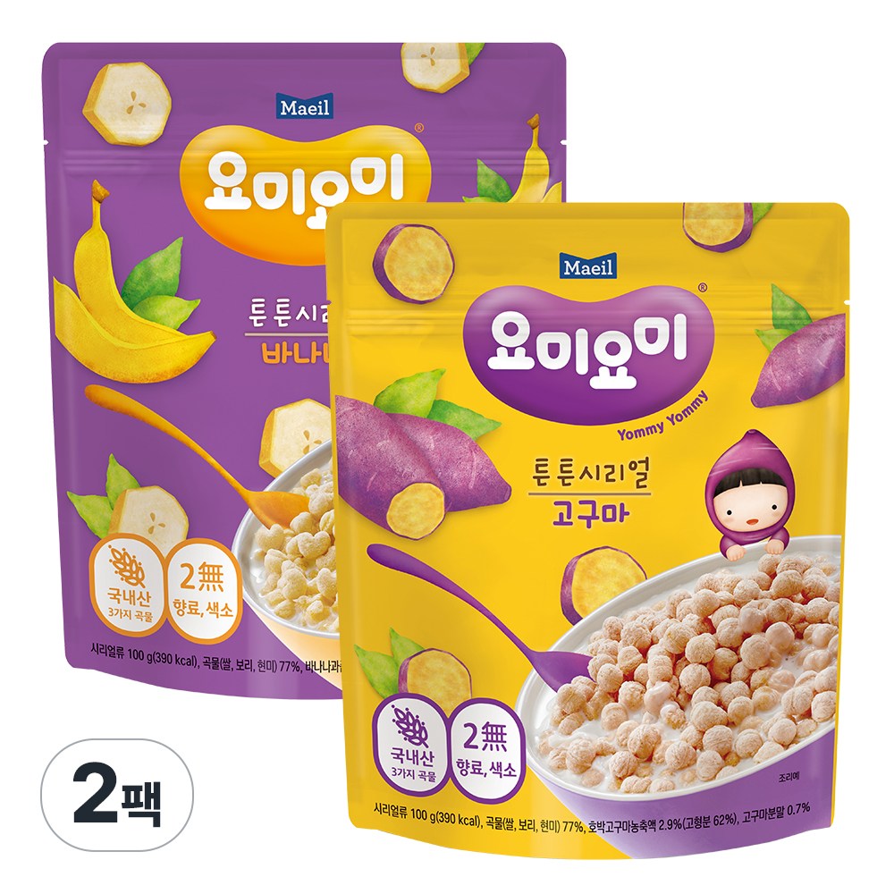 매일유업 요미요미 튼튼 시리얼 혼합 세트 9,910원