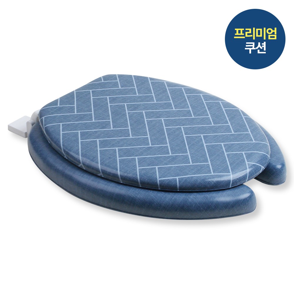 투투파파 헤링본 변기커버, 네이비 25,000원