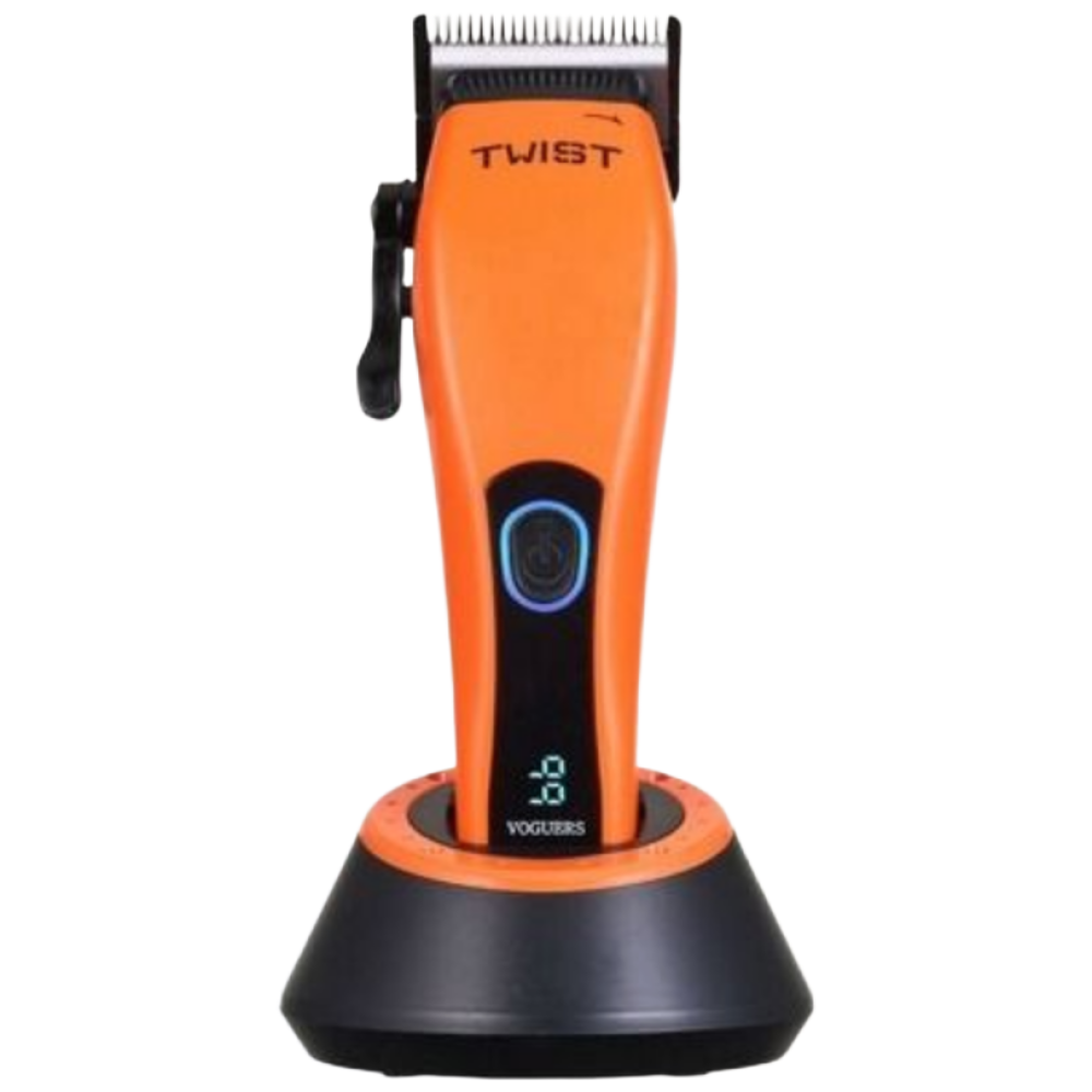[보거스 정품] 트위스트 바버클리퍼 전문가용 이발기, 특허 교체날, USB 충전식, 무선 헤어 클리퍼, 남성 전기면도기, VOGUERS TWIST 160,000원