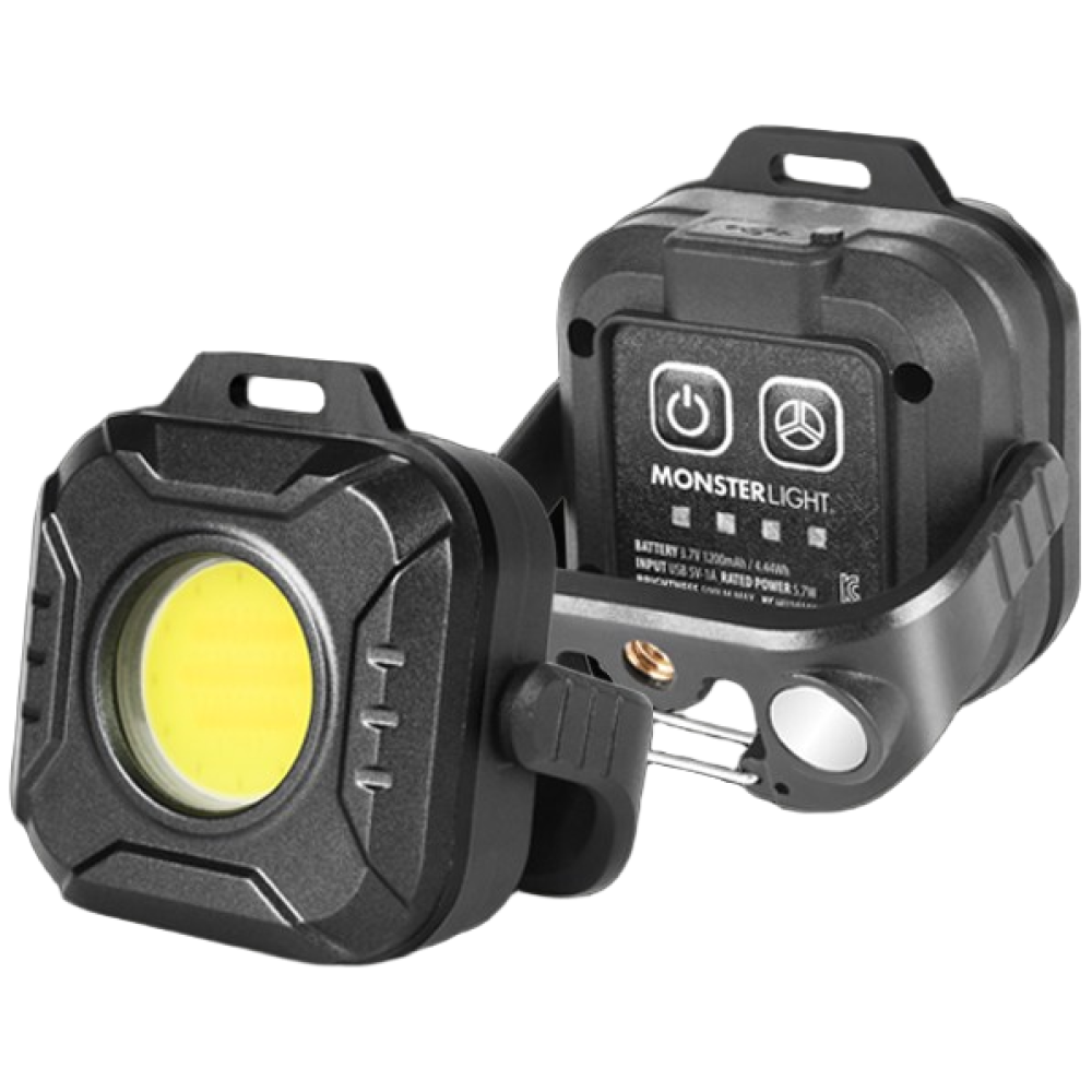 몬스터라이트 미니캠프 충전식 캠핑 랜턴 손전등 다용도 후레쉬 캠핑 실내등, 1개, 블랙 15,180원