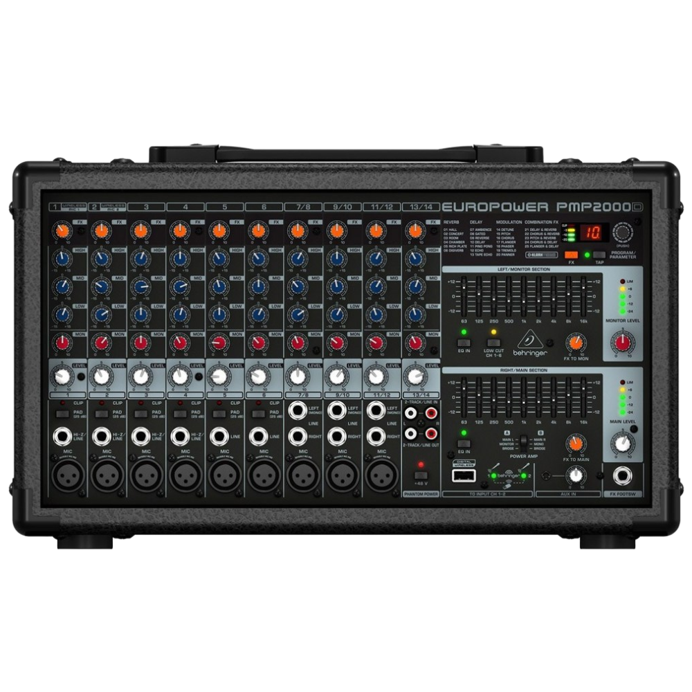 BEHRINGER PMP2000D / 파워드 믹서 / 14채널 / 2000W / 앰프내장 믹서 / PMP 2000D / 베링거 / 빠른배송 / 행사용 믹서 / 정품/PMP 2000 689,600원