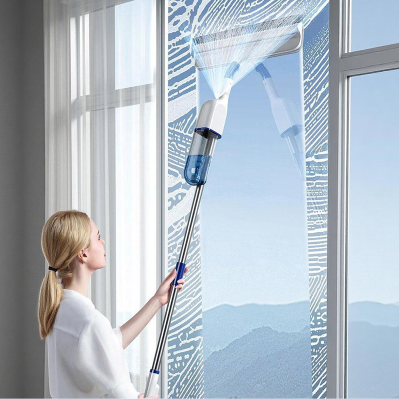 YOPENCE새로운 물 분사식 유리창 닦기 양면 가정용 집수식 창문 닦이 스퀴지 외부 창문 신축봉 창문 청소 도구 9,990원