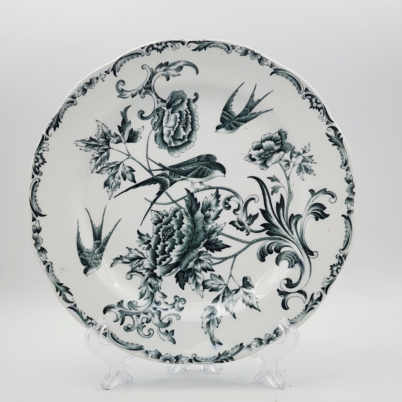 [앤틱] 스웨덴 로스트란드 스발라 패턴 샐러드 접시 35,000원