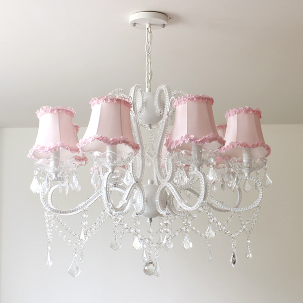 [데코하우스] 인기 샹들리에 모음전 국내 완조립상품 (당일발송) 주방등 식탁등 안방등 거실등 인테리어 조명등, 26_에센8등P/D화이트핑크갓 283,900원