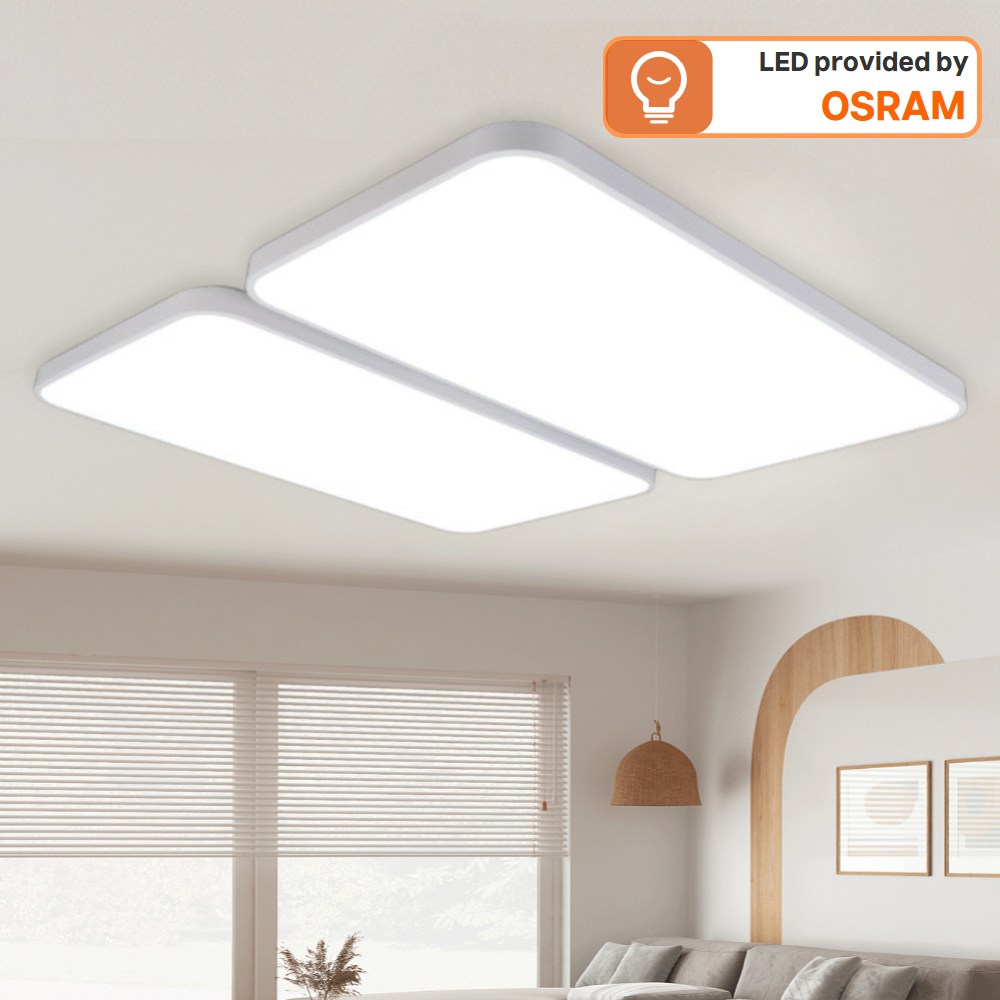 오스람 LED 더 뉴슬림 거실등 조명 플리커프리 120W (설치설명서 포함) 56,890원