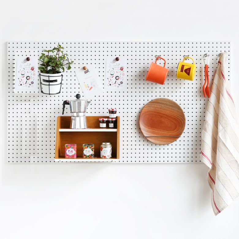 타공판닷컴 인테리어 솔리드 타공판 대형 1000 x 700 mm, 1개, 화이트 55,500원