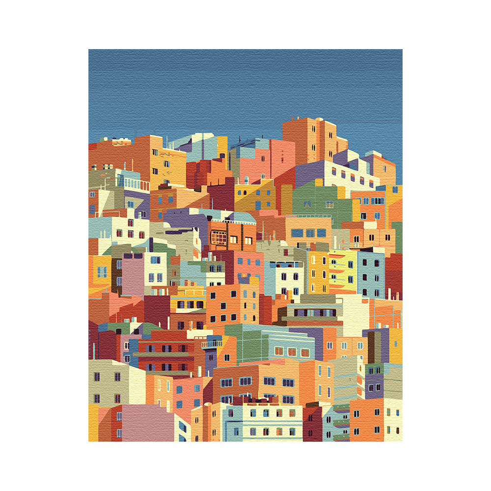 플레이어바웃 컬러풀 스페인 DIY 명화 그리기 세트 40 x 50 cm, 혼합색상, 1개 17,900원