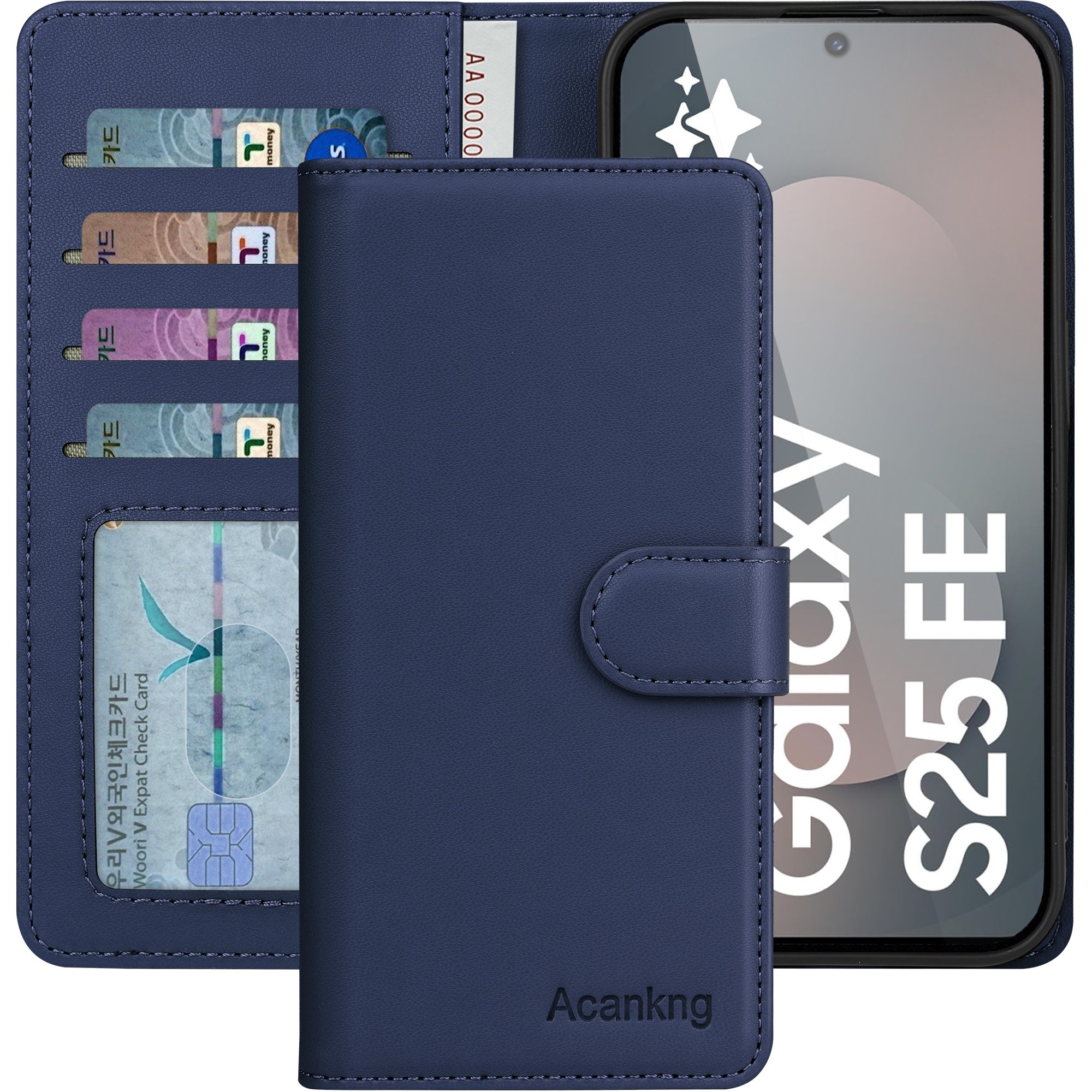 아칸크 삼성 갤럭시 버디2 클래식 베이직 지갑형 카드수납 프리미엄 가죽 다이어리 휴대폰 케이스 (SM-M236L) 적용 13,900원