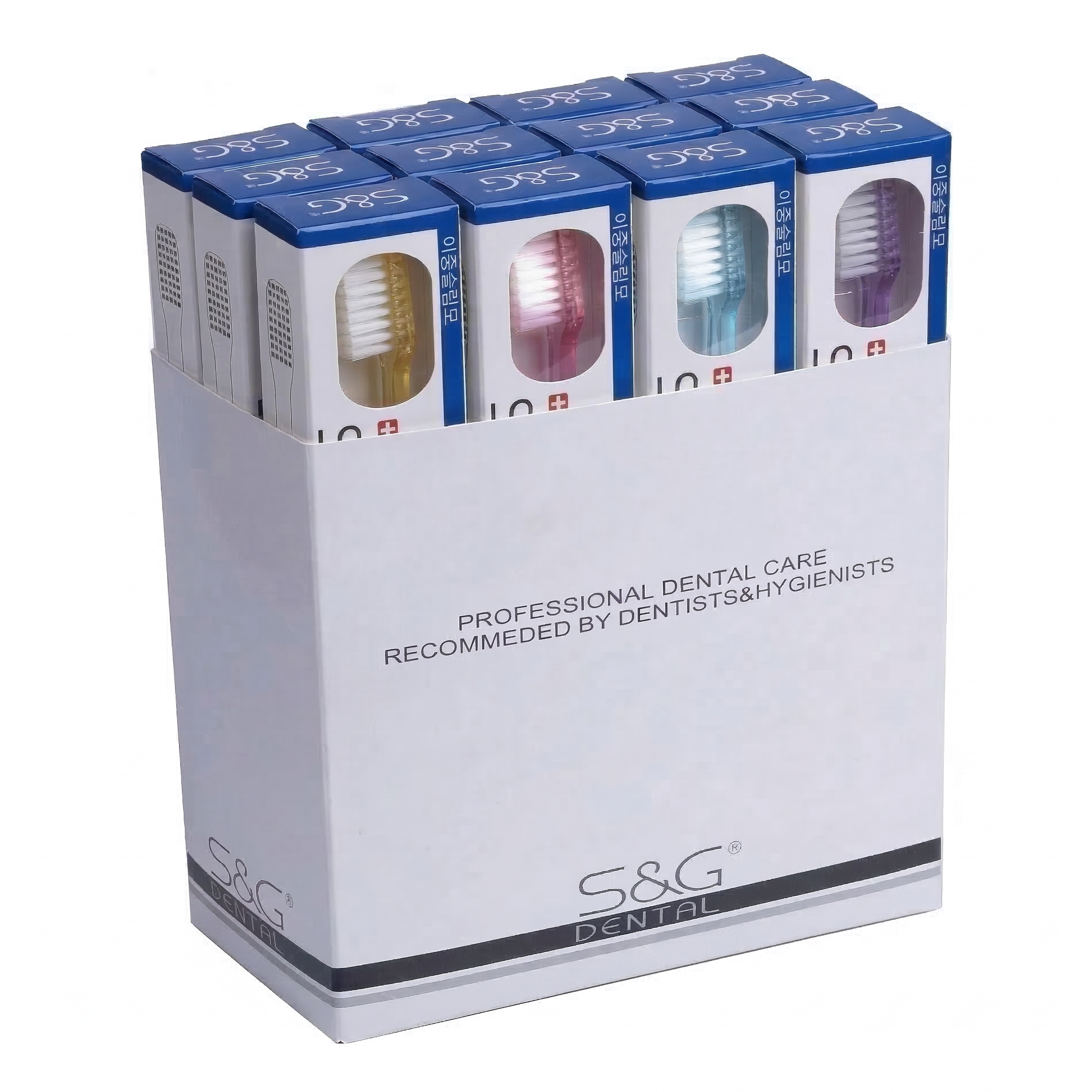 에스앤지 칫솔 성인이중슬림모 12개입 1박스, 12개입, 1개 13,800원