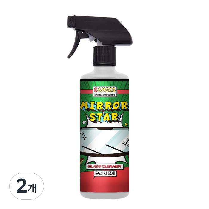 카믹스 미러스타 유리 세정제, 2개, 500ml 14,450원
