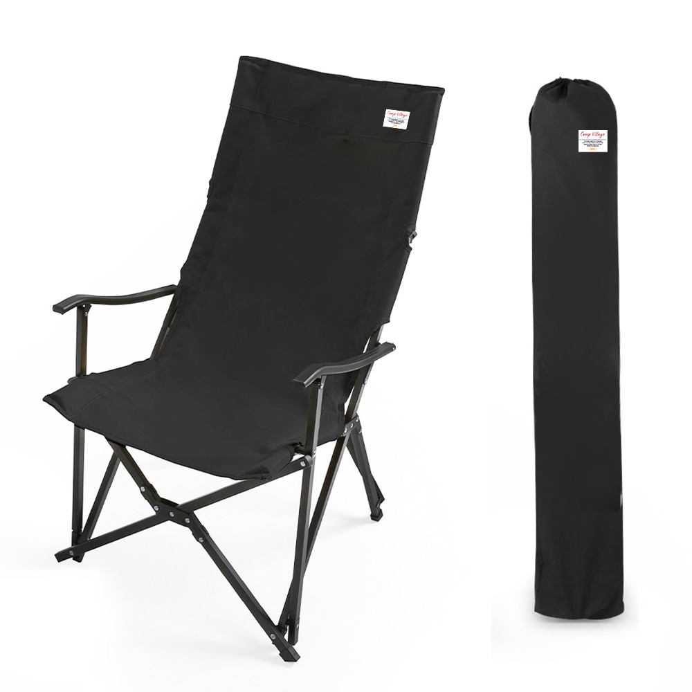 캠프빌리지 네이쳐스 릴렉스 체어 + 보관가방 세트, 블랙, 1세트 34,160원