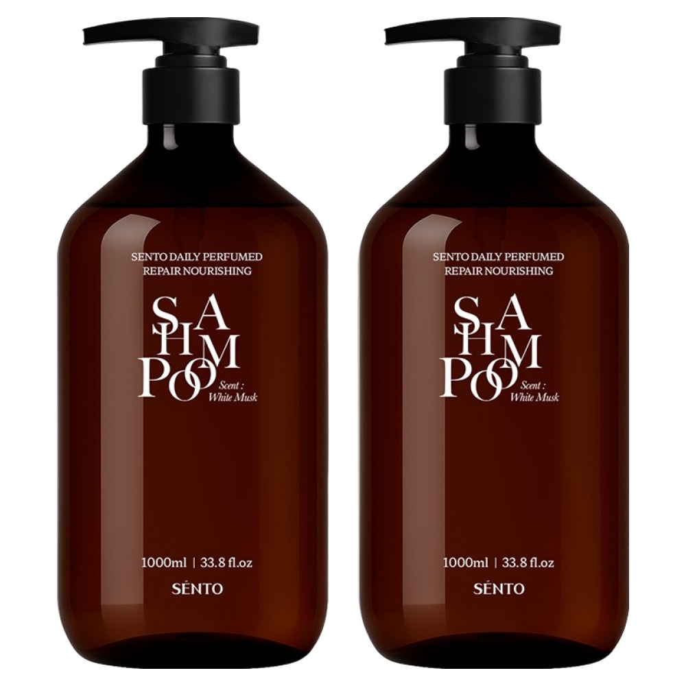 센토 데일리 퍼퓸드 리페어 너리싱 샴푸 화이트머스크향, 1L, 2개 11,900원