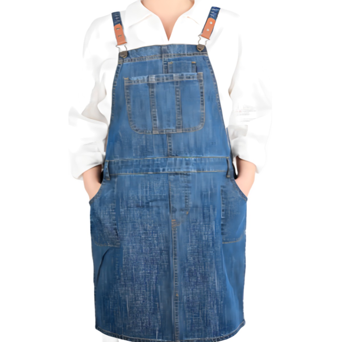데님앞치마 카페 바리스타 미용 목공 공방 캠핑 청앞치마 자체제작 대량구매 가능 23,800원