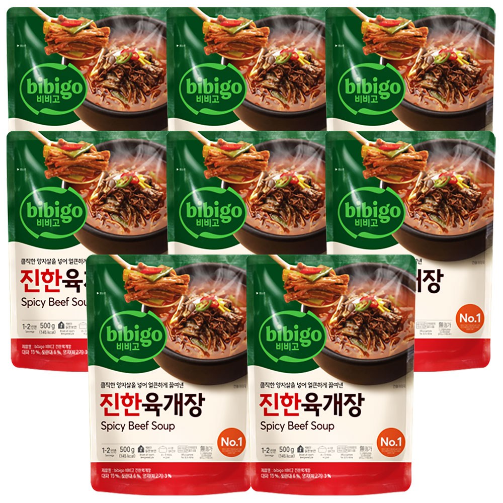 비비고 진한육개장 500g, 500g, 8개 28,490원