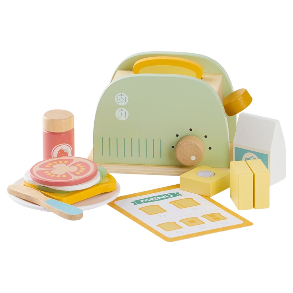 투키토이 원목 토스터기 소꿉놀이 세트 272, 1세트, 혼합색상 27,750원