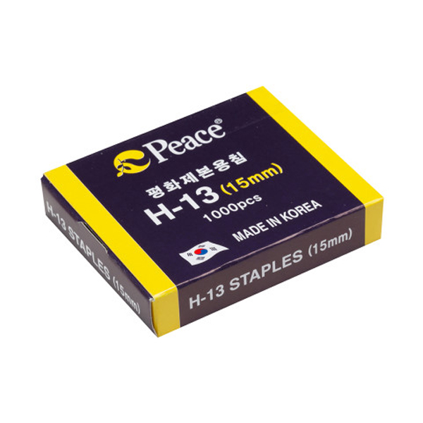 제본용 스테플러침 H-13호침 15mm 120매용, 단일상품 2,150원