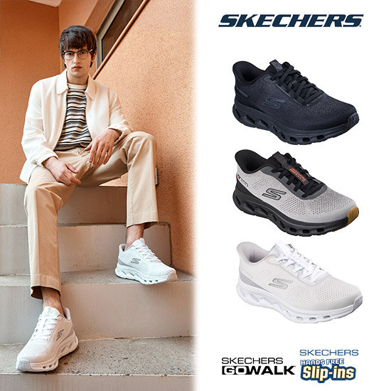 스케쳐스 26SS 최신상 남성용 고워크 글라이드 슬립인스 워킹화 125,100원