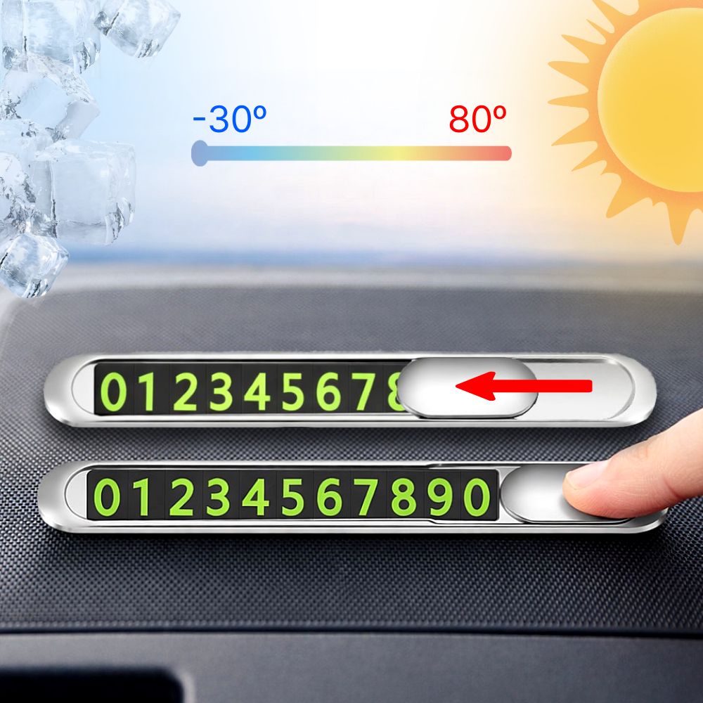 픽앤비 번호숨김 야광 고온방지 주차번호판, 1개, 실버 11,400원