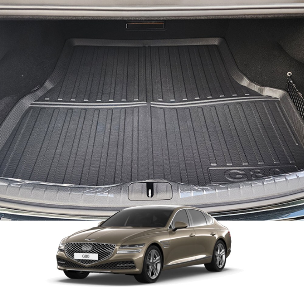 카킹즈 제네시스 트렁크매트 G80 TPE매트 3D 카본논슬립 RG3 페이스리프트(호환), 블랙, G80 RG3 48,000원