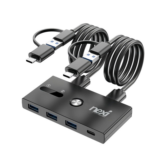넥시 NX-U30SR-2P 2:4 USB3.0 선택기 공유기 NX1492 32,000원