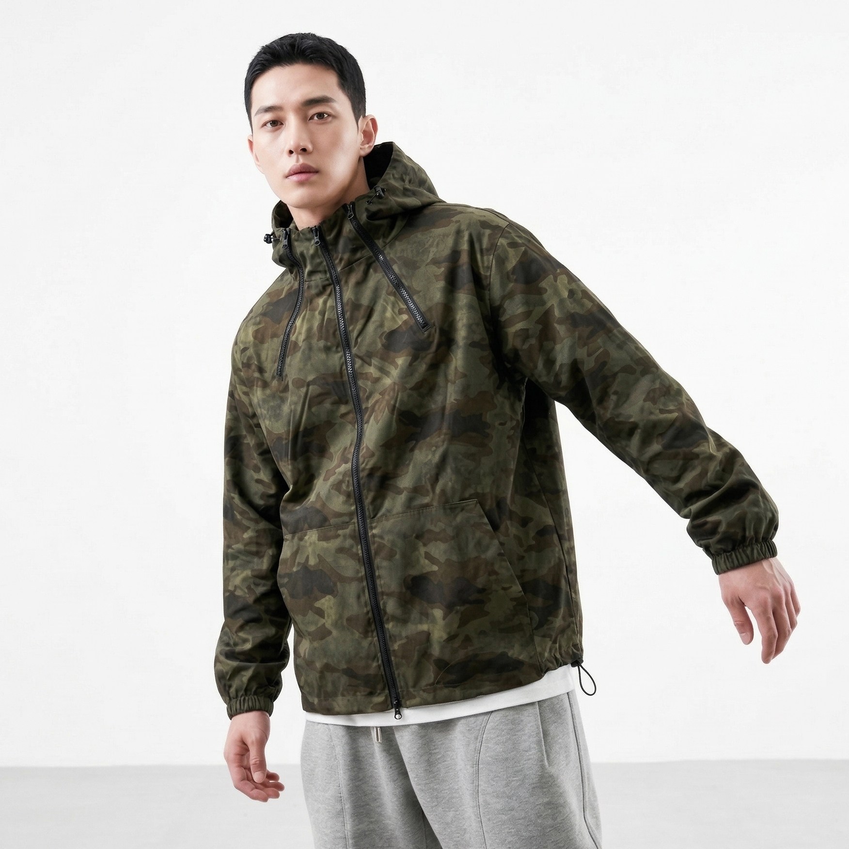 66inch 3WAY 카모 자켓 밀리터리 후드 바람막이 점퍼 34,900원