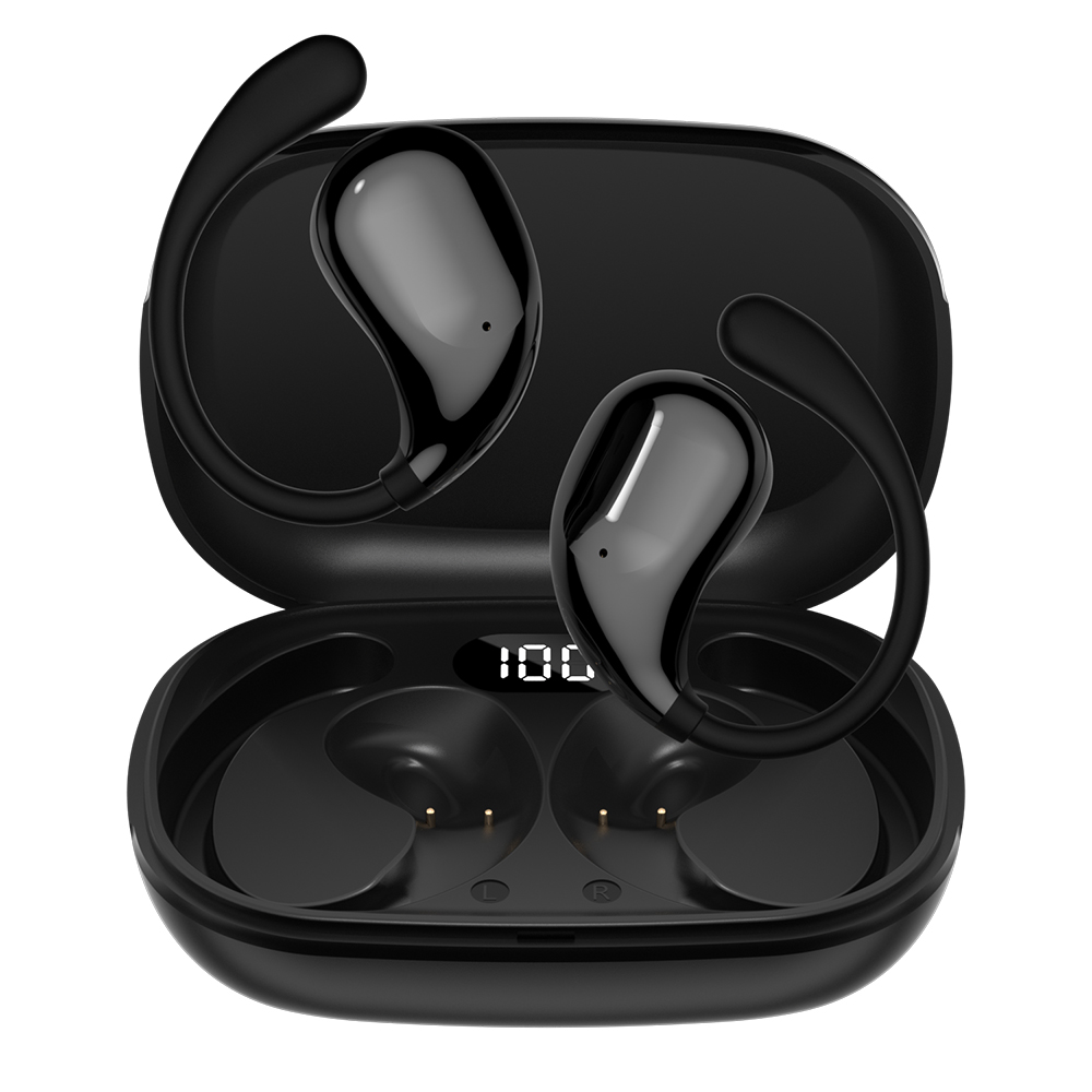 wapik 고음질 오픈 귀걸이형 무선 블루투스 이어폰 R3, 블랙, R3 16,900원