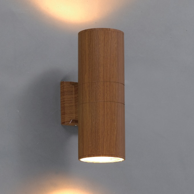 옥외 2등 벽등 A형 우드 방수등 외부 경관조명 35,000원