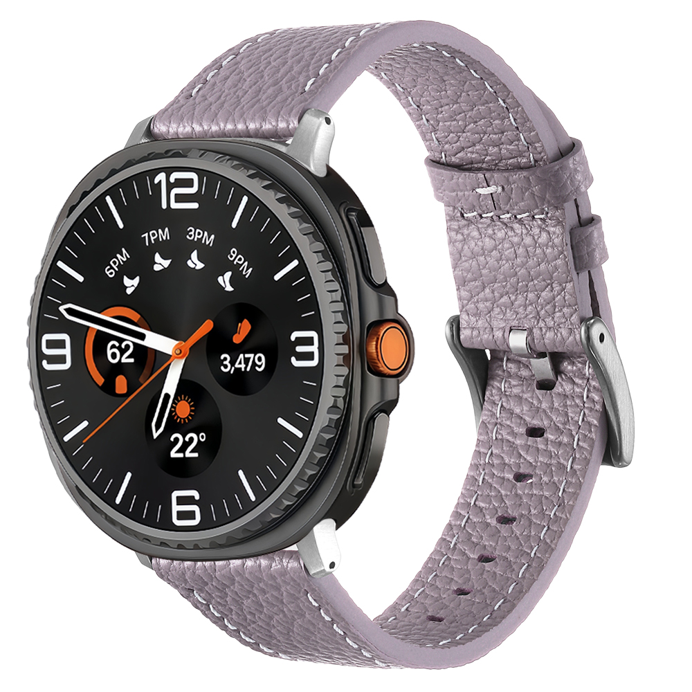 스페이스쉴드 스마트워치 솔리드 그레인 포우 레더 스트랩, 라벤더, 1개 16,900원