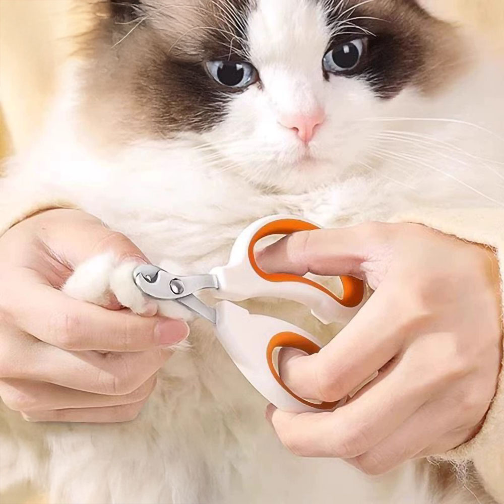 미즈코스 안전한 고양이 발톱 깎이 반려동물 미용 위생 네일 관리, 오렌지, 1개 5,400원
