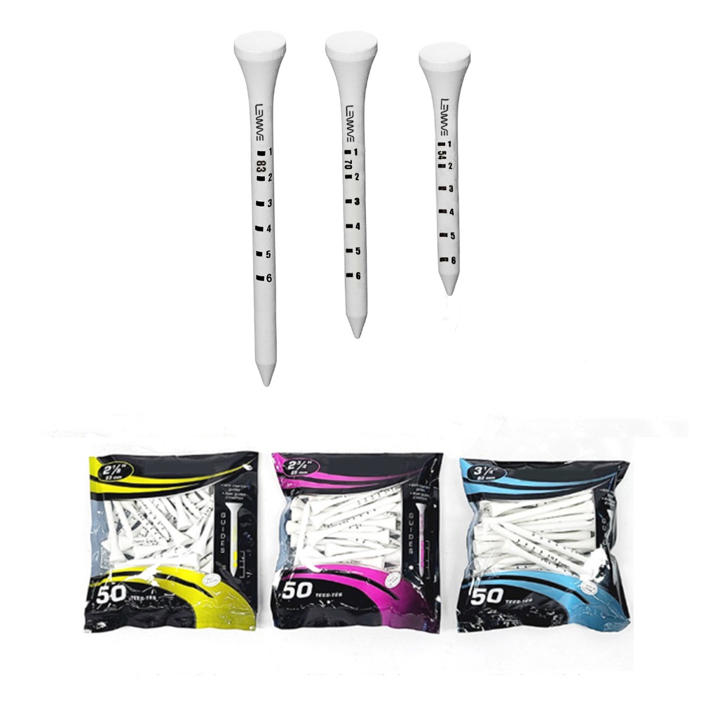 골프 대나무티 꽂이 드라이버티 내구성좋은 눈금나무숏티 50개 9,900원