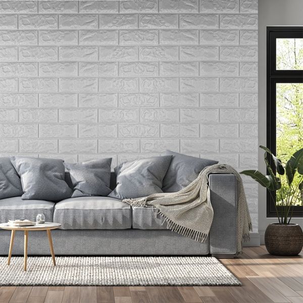 폼블럭 블럭아이 10mmX1mX20m/접착식 단열벽지 포인트 시트지 필름 곰팡이방지 보온 벽돌 스티커 셀프시공 (Araium) 109,400원