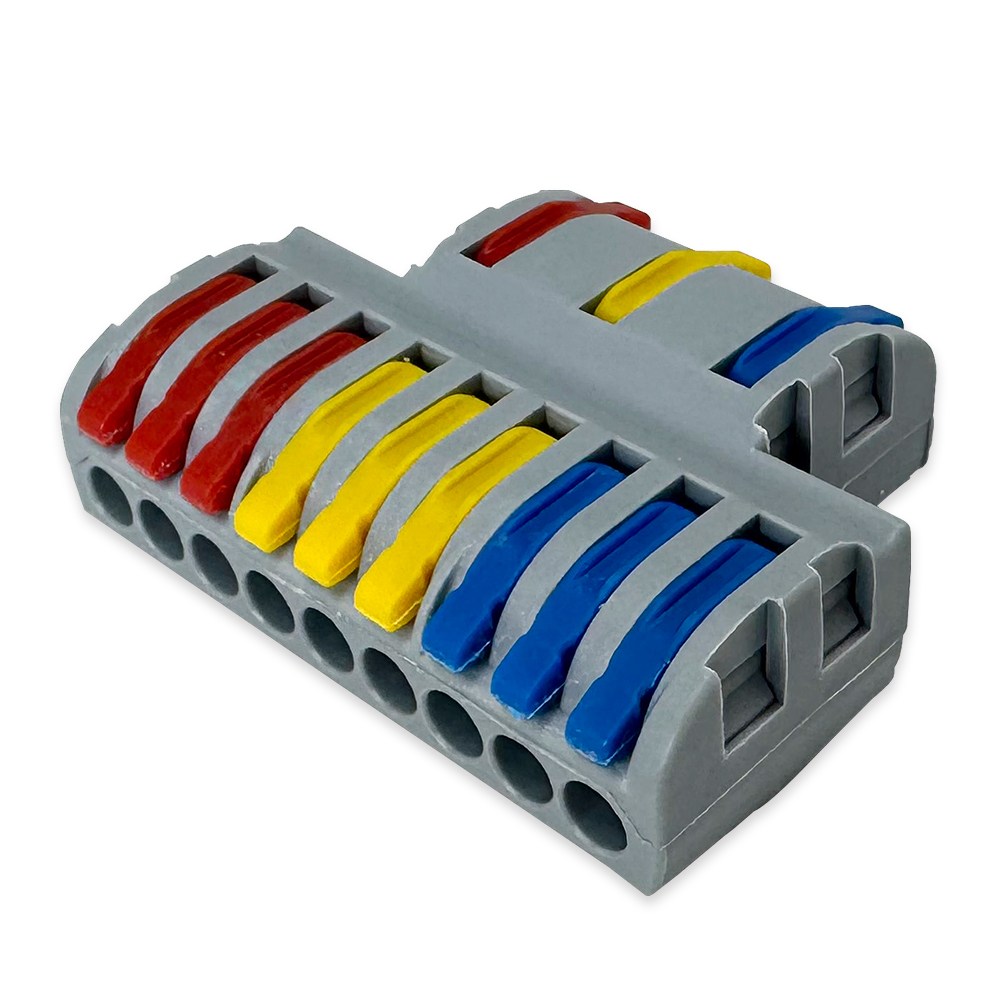 홍전기 전선 분배 커넥터 CH3-9 다선 연결 컨넥터 푸쉬인 커넥터 1,200원